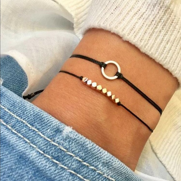 Jewelry - • Kennedy • Circle Bracelet Set 2 pc